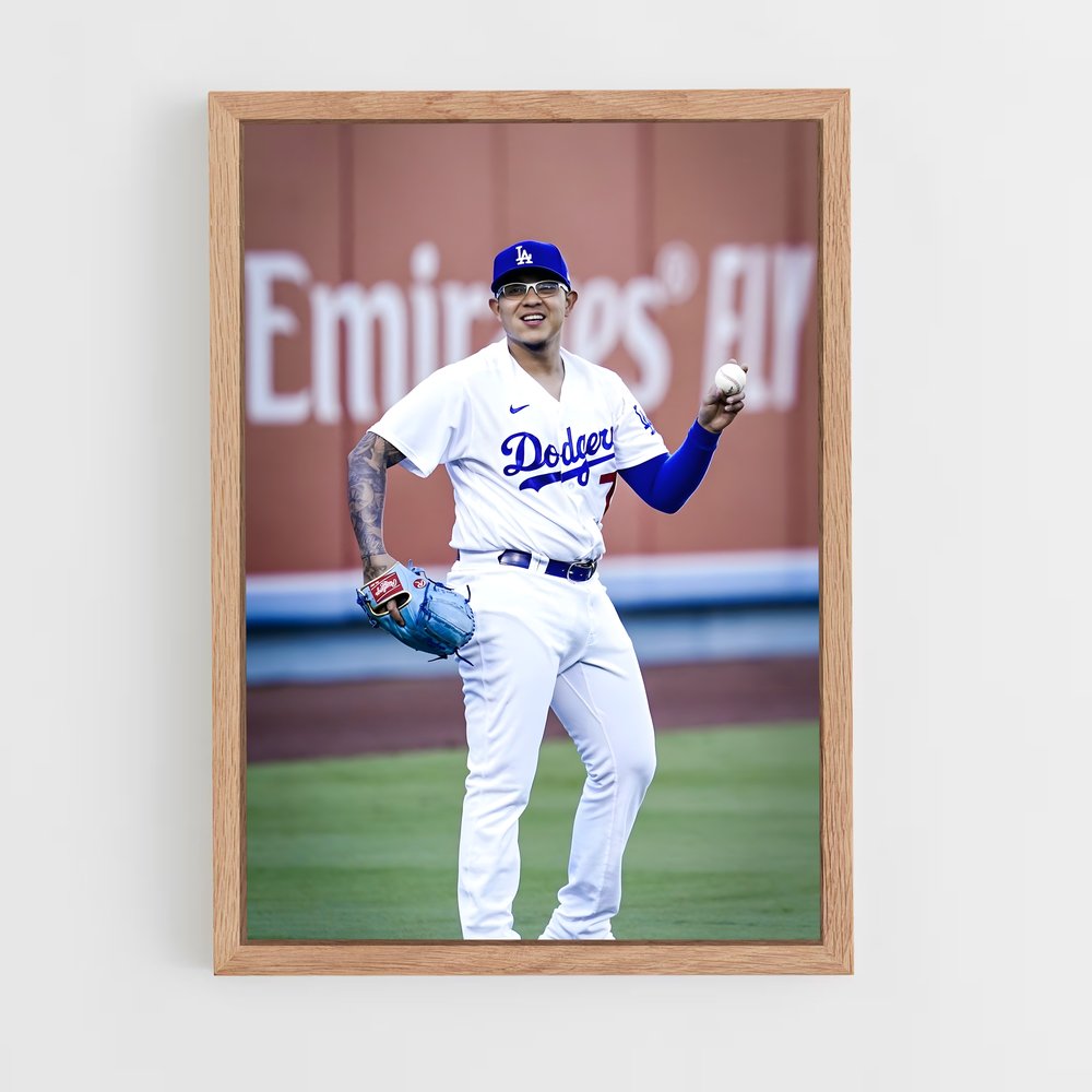 Poster Le Lancer de Julio – affiche Baseball (vue 4)